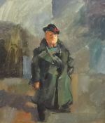 ROBERT LENKIEWICZ (1941-2002) 'Cockney Jim', Project 1, Vagrancy, oil on canvas, 57cm x 47cm.