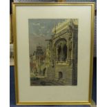 After AXEL H HAIG (1835-1921) 'View Bussaco, Spain' circa 1900, 40cm x 28cm