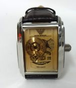 Emporio Armani. New/Old stock, a stainless steel gentlemans Wristwatch, modelAR-4229