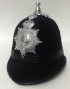 Early Bath City policeman's helmet