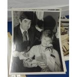 Collection of various press photographs including TV and press personalities, film, 1960/70's etc