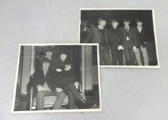 Beatles 1962 Plymouth Visit to ABC Theatre Royal b/w original photograph and another (2).