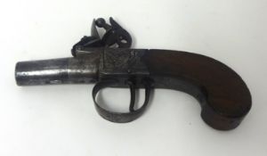 18th century flintlock pistol by Nock of London