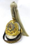 A QEII Household Cavalry Life Guards Helmet.