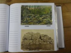 An album of approximately 182 postcards including Dartmoor and local.