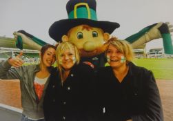 A photo on canvas 'Pilgrim Pete' Pete', exhibited at the exhibition 'The History of Plymouth Argyle'