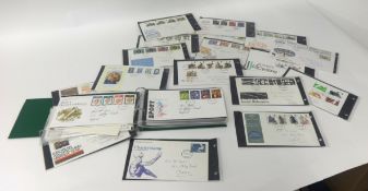 An album of first day covers including 1970s and Royal Mint covers.