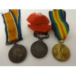 A Great War Military Medal (MM) Group of three Medals awarded to Private F .Hemmings, comprising Geo