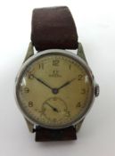 Omega; a stainless steel manual wind gentlemans wristwatch, case 13322/330,3 movement 9970842, circa