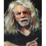 ROBERT LENKIEWICZ (1941-2002) original oil 'Self Portrait' signed and titled verso 'Study/Self