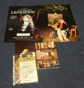 Mixed lot of memorabilia including landscape posters, other memorabilia t/w booklet of Lenkiewicz