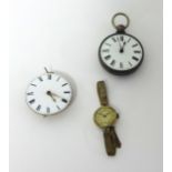 Heitzman, March; A Victorian silver cased verge fusee pocket watch, London 1843, and two other