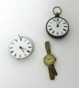 Heitzman, March; A Victorian silver cased verge fusee pocket watch, London 1843, and two other