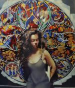 ROBERT LEMKIEWICZ (1941-2002) 'Anna / Last Judgement, Project 18' (Stained Glass Window) limited