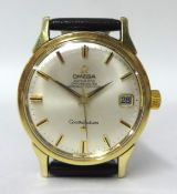 Omega Constellation; a  gilt metal date automatic gentlemans wristwatch, case 168.005, cal 564,