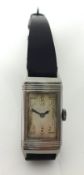 Lisica S.A.; an early stainless steel Reverso ladies wristwatch, case 25585, movement 8425, circa