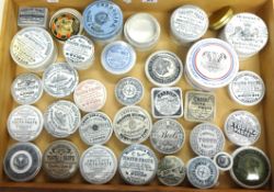 A collection of toothpaste pot lids, 19th century and later approximately 32