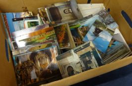 A large collection of postcards, mainly of UK views circa 1950/80.