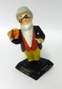 WM YOUNGER RUBBEROID FIGURE. William Younger figure with beer mug, stood on square plinth, GET