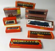 A collection of Hornby OO gauge electric and other model railway including boxed sets, Intercity