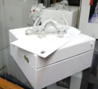 SWAROVSKI Dragon, 2nd edition, Fabulous Creatures 1997 with original white dedicated box and outer