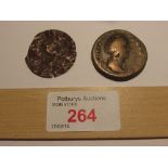 Roman coin Lucius Septimus Serverus? born 145AD d 193 (verified by British Museum 28/3/62), and