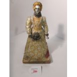 Anne Danesin for The Birmingham Mint Royal cast metal figure of Queen Elizabeth I on green onyx