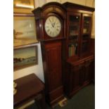 A 19th century eight day long case clock by Thomas Sillito of Uttoxeter. The inner chapter ring