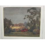 Ronald McKenzie - house and trees, watercolour, signed lower left (22cm x 27cm) F&G