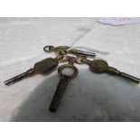 Four watch keys