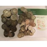 Silver 3d coins, etc