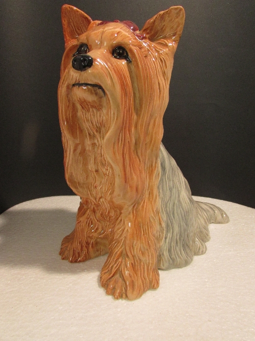 Beswick model of a Yorkshire Terrier, numbered 2377, height 26cm