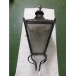 Victorian style Sugg lantern, overall height 150cm