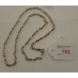 9ct gold chain, length 64cm, 17.3g