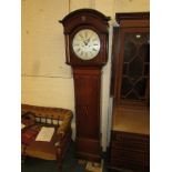 A 19th century eight day long case clock by Thomas Sillito of Uttoxeter. The inner chapter ring
