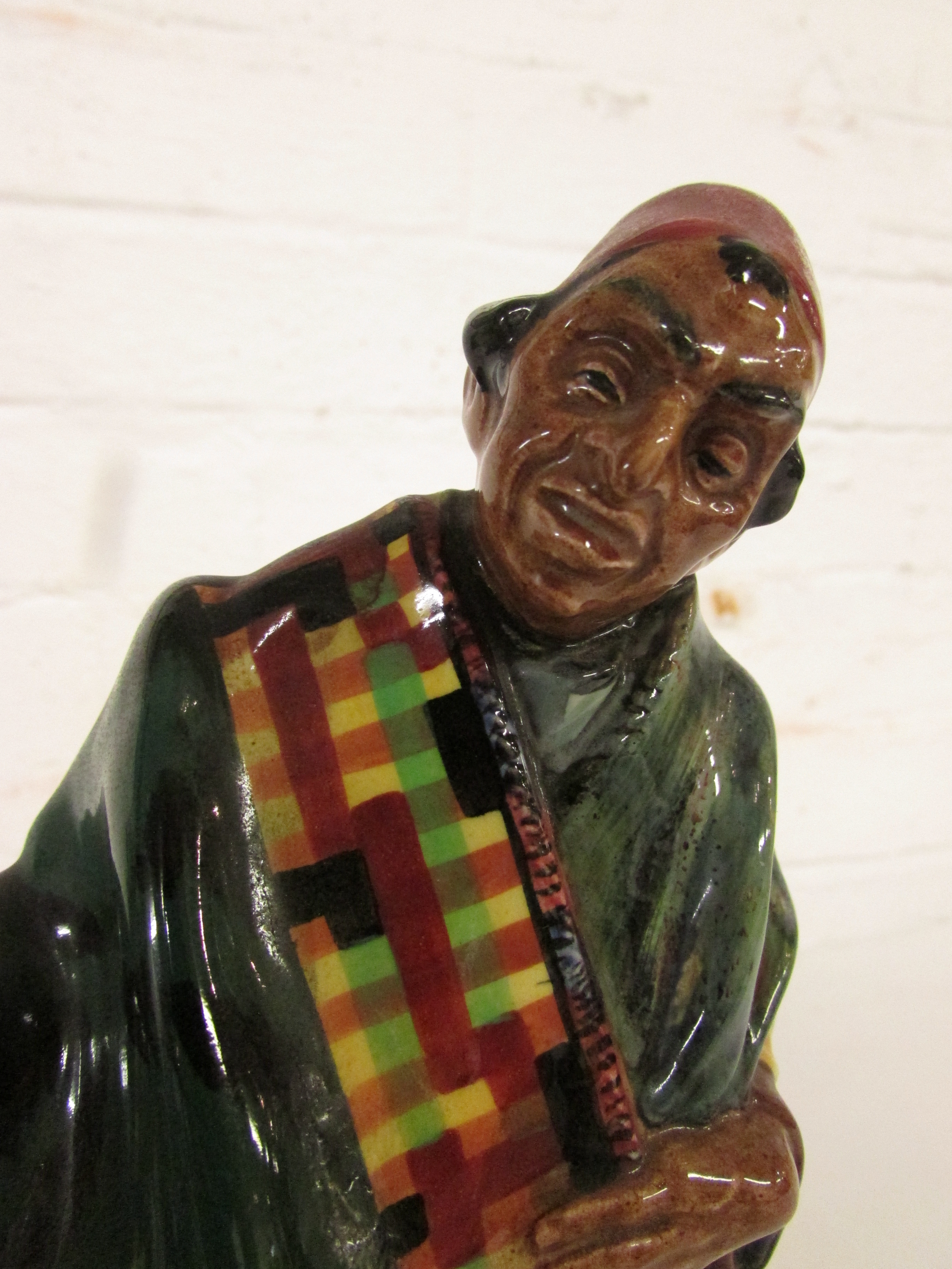 Royal Doulton figure 'Carpet Seller' HN1464 (damaged) height 22cm - Image 3 of 5