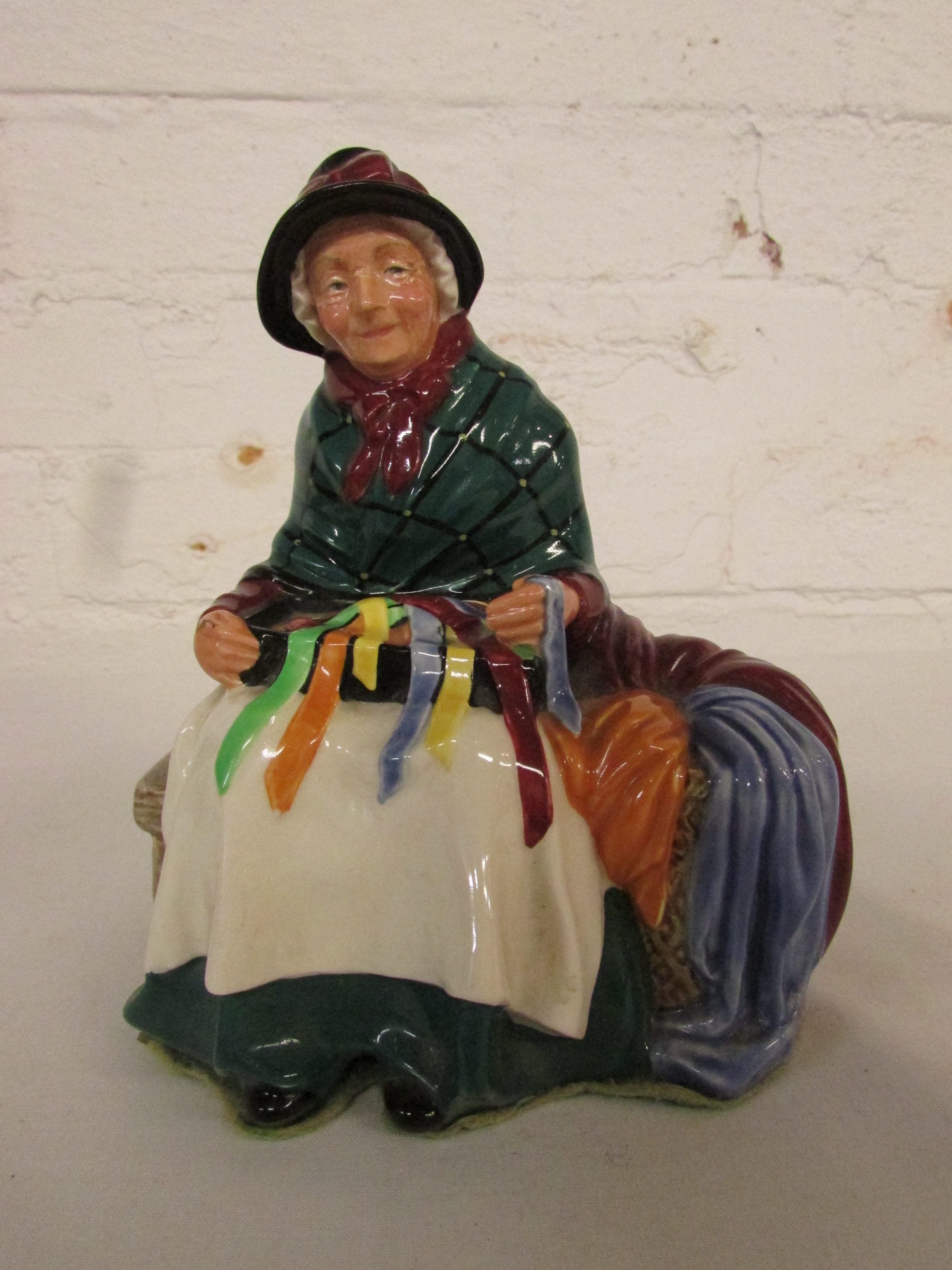 Two Royal Doulton figures - 'A Stitch in Time' HN2352 (height 16cm); and 'Silks and Ribbons' - Image 2 of 11