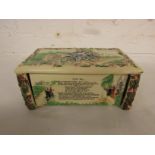 Crown Devon musical box 'Daisy Bell', Rd No 813585 (10cm x 21cm x 11.5cm)