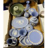A collection of  Wedgwood jasperware in