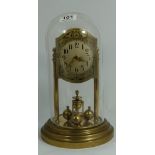 1930s Brass 400 day mantle clock under g