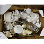 A collection of Pottery & glassware incl