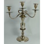 A large EPNS Silver plated Candelabra, h