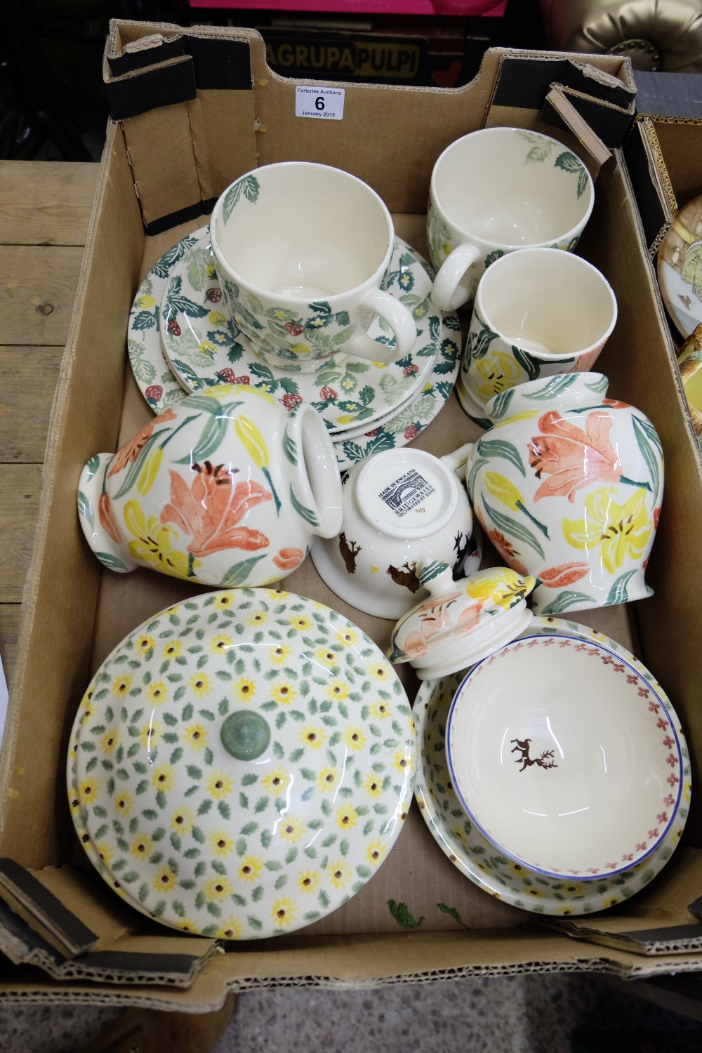 A collection of Bridgewater Hand painted