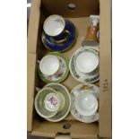 A collection of quality cup & saucers in