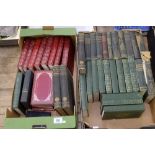 Acollection of old books  ( 2 trays)