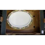 A collection of Royal Doulton Chelsea Garden large oval platters 41cm length (6)