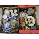 A collection of pottery to include Royal