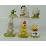 Royal Doulton Winnie The Pooh figures Ee