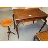 Edwardian occasional table and small win