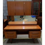 1950s Teak bedroom suite comprising pair